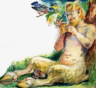 Pan, grecki bóg natury autorstwa Philip Mendoza