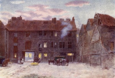 Back of White Hart Inn, Southwark, 1884 autorstwa Philip Norman