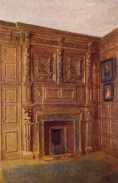 Kominek i część Pokoju przy Coleman Street 4, 1892 autorstwa Philip Norman