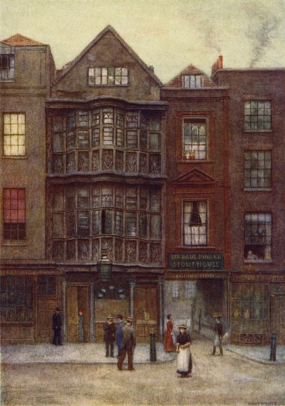 Dom Sir Paula Pindarsa, ulica Bishopsgate, 1877 autorstwa Philip Norman
