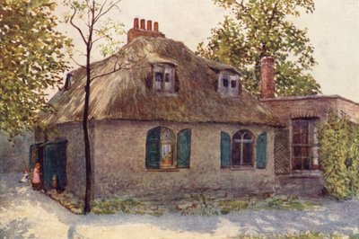 Kryty strzechą domek w pobliżu Paddington Green, 1895 autorstwa Philip Norman