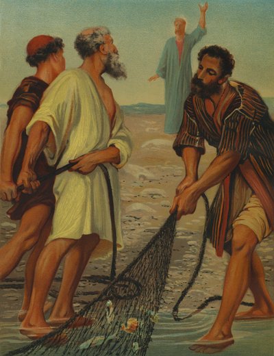 Chrystus powołujący uczniów autorstwa Philip Richard Morris