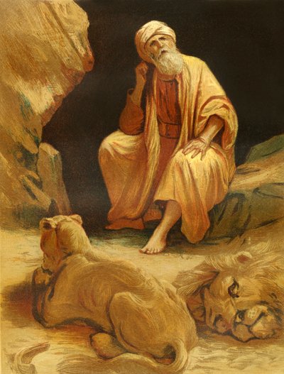 Daniel w jaskini lwów autorstwa Philip Richard Morris