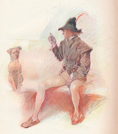 Launce i jego pies, 1903, 1903 autorstwa Philip William May