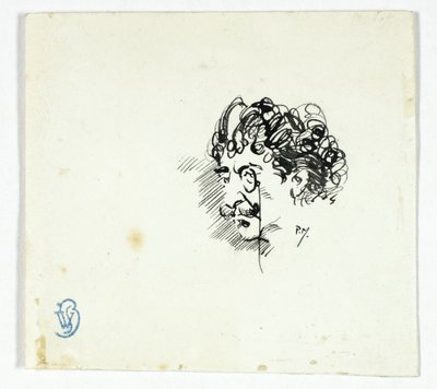 Szkic głowy Whistlera autorstwa Philip William May