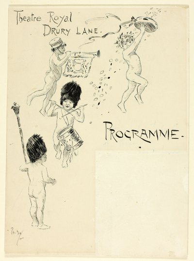 Program Teatru Royal Drury Lane autorstwa Philip William May