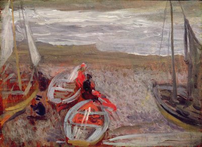 Łodzie na plaży, Southwold autorstwa Philip Wilson Steer