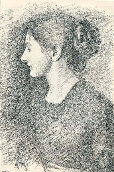 Portret panny Emmy Froude, ok. 1893 r. autorstwa Philip Wilson Steer