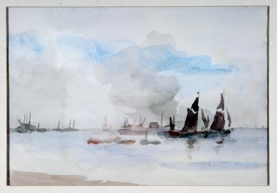Barki Tamizy, Greenhithe autorstwa Philip Wilson Steer