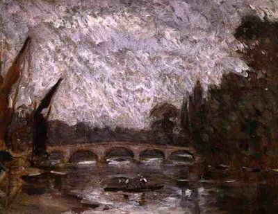 Tamiza w Richmond (olej na pokładzie) autorstwa Philip Wilson Steer