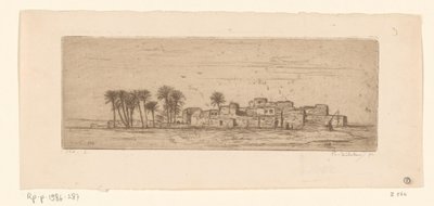 Gezicht op Com Al-Akhdar Vue de Côm Al-Akhdar (tytuł oryginalny) autorstwa Philip Zilcken (signed by artist)
