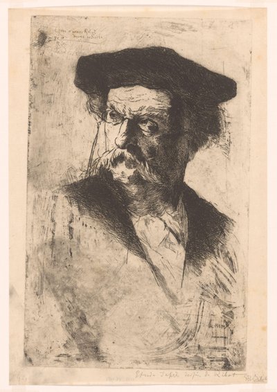 Portret mężczyzny autorstwa Philip Zilcken (signed by artist)