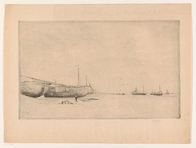 Plaża Scheveningen autorstwa Philip Zilcken (signed by artist)