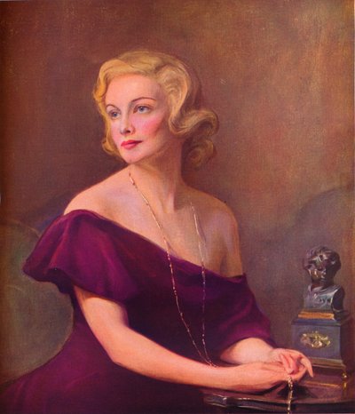 Portret Madeleine Carroll, 1935, 1936. autorstwa Philip de László