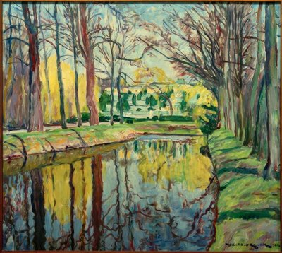 Widok na Pałac Sanssouci autorstwa Philipp Franck