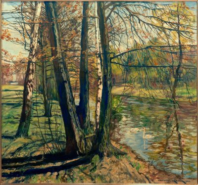 Wiosna w Hasengraben autorstwa Philipp Franck