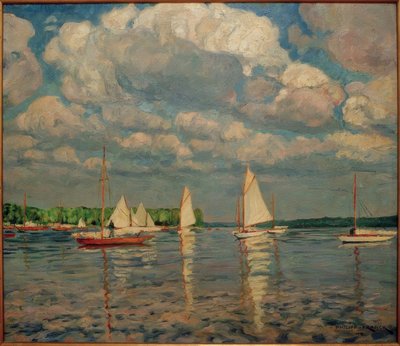 Żaglówki na Wannsee autorstwa Philipp Franck