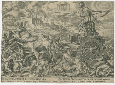 Triumf śmierci, c. 1565. autorstwa Philipp Galle