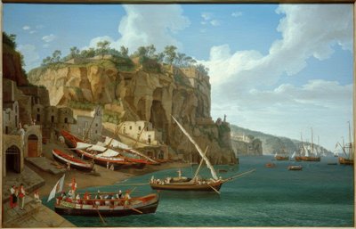 J.Ph. Hackert, Marina Piccola w Sorrent / Gem., 1794 autorstwa Philipp Hackert