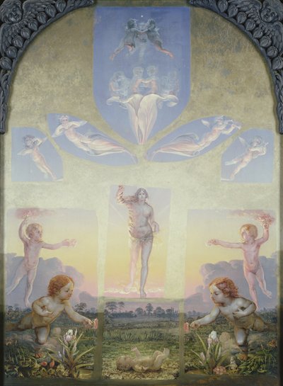 Studium do drugiej wersji „Poranku” autorstwa Philipp Otto Runge