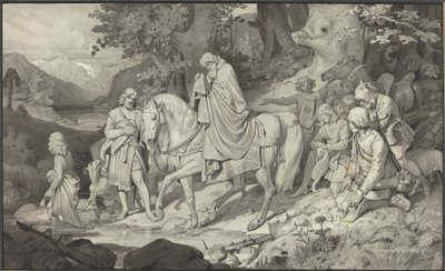 Hrabia Habsburgów autorstwa Philipp von Foltz