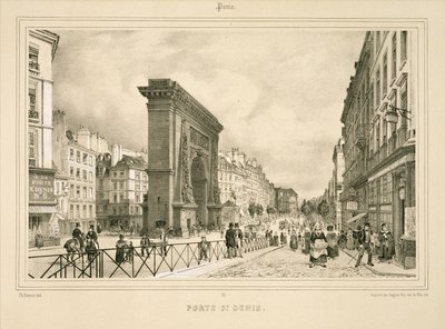 Porte St Denis autorstwa Philippe (after) Benoist