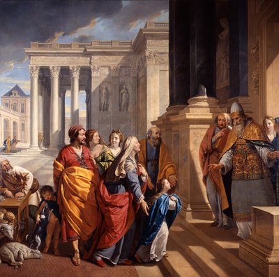 Ofiarowanie Najświętszej Maryi Panny, 1639-1640. autorstwa Philippe de Champaigne