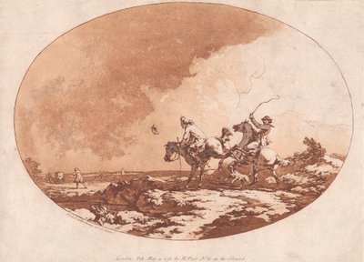 Wietrzny dzień autorstwa Philippe-Jacques de Loutherbourg