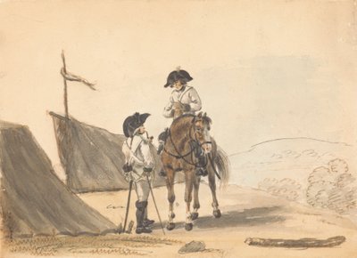 Obozowisko autorstwa Philippe Jacques de Loutherbourg