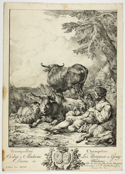 Spokojny chłop autorstwa Philippe Jacques de Loutherbourg II