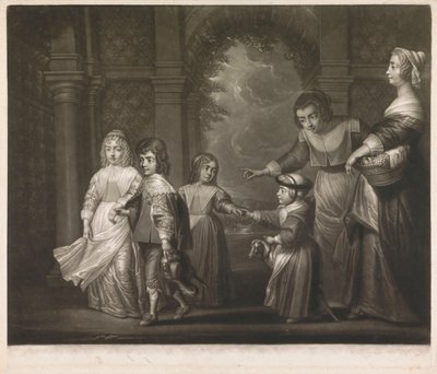 Rodzina Rubensa autorstwa Philippe Joseph Tassaert