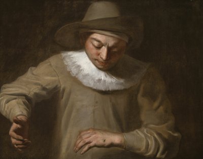 Pierrot łapie muchę autorstwa Philippe Mercier