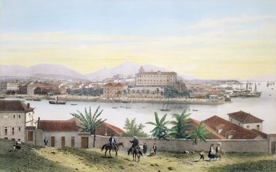 Rio de Janeiro (kolor lito) autorstwa Philippe and Ciceri Eugene Benoist