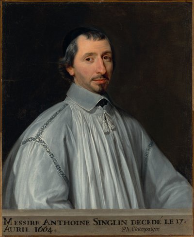 Antoine Singlin autorstwa Philippe de Champaigne