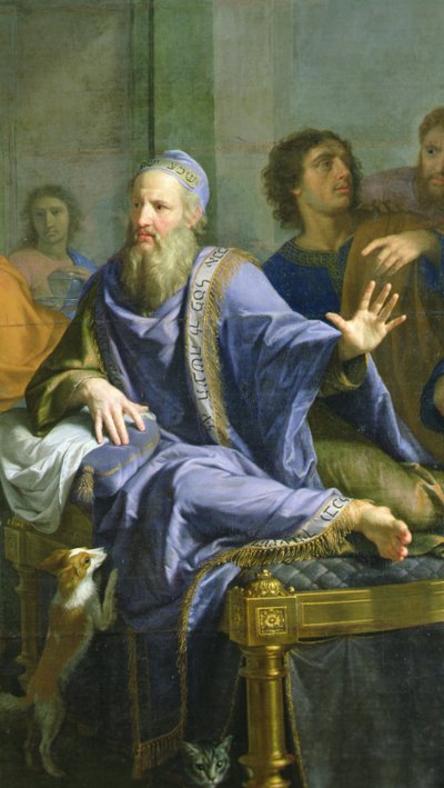 Chrystus w domu faryzeusza Szymona, ok. 1656 (olej na płótnie) autorstwa Philippe de Champaigne