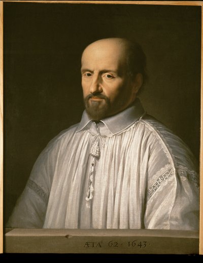 Jean Duvergier de Hauranne, opat St. Cyran (obraz olejny) autorstwa Philippe de Champaigne