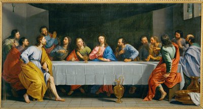 La Cene, powiedzmy La petite Cene - Ostatnia Wieczerza ... autorstwa Philippe de Champaigne