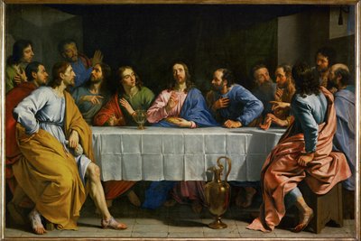 La cene - Ostatnia Wieczerza ... autorstwa Philippe de Champaigne