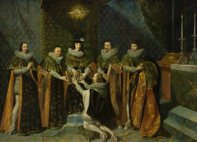 Ludwik XIII (1601-43) Przyjęcie Henri d