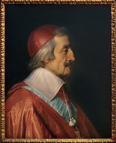 Portret kardynała Richelieu (Armand Jean Duplessis de Richelieu autorstwa Philippe de Champaigne