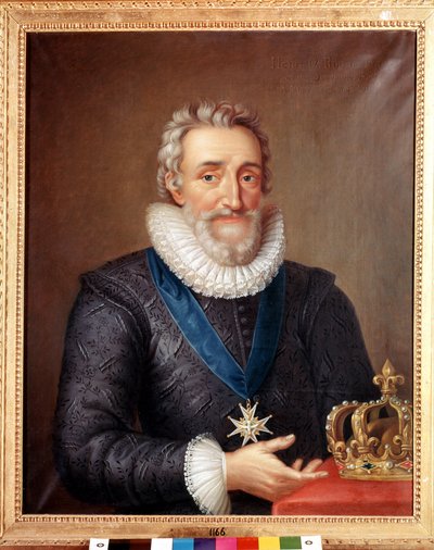 Portret Henryka IV (1553-1610), króla Francji. Obraz Philippe de Champaigne. Muzeum Narodowe w Sztokholmie autorstwa Philippe de Champaigne