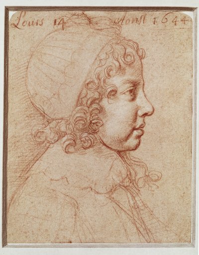 Portret Ludwika XIV jako dziecka ... autorstwa Philippe de Champaigne