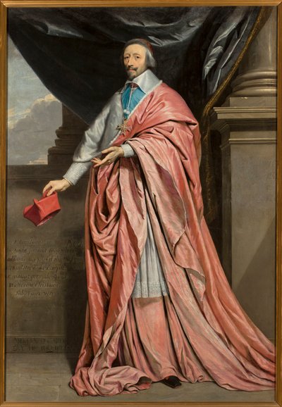 Portret kardynała Richelieu autorstwa Philippe de Champaigne