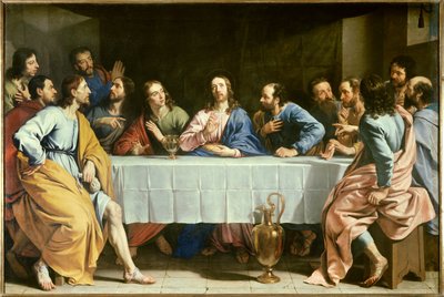 Ostatnia Wieczerza. Obraz Philippe de Champaigne (1602-1674). autorstwa Philippe de Champaigne