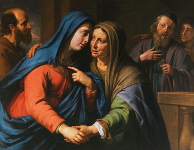Nawiedzenie, ok. 1643 autorstwa Philippe de Champaigne