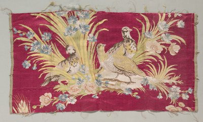 Fragment jedwabiu, przed 1779 r. autorstwa Philippe de Lasalle