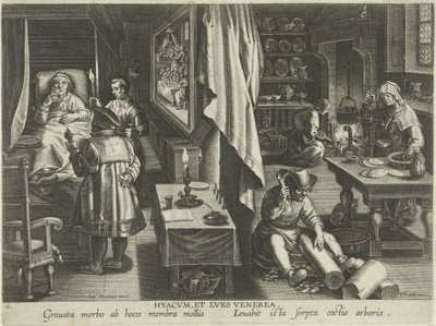 Lek na kiłę autorstwa Philips Galle (attributed to workshop of)