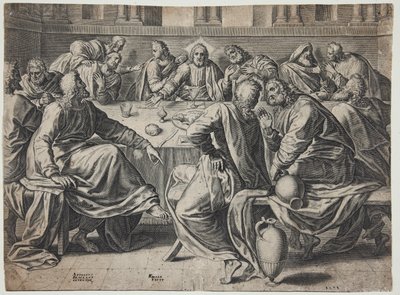 Ostatnia Wieczerza autorstwa Philips Galle