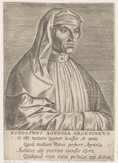 Portret Rudolfa Agricoli autorstwa Philips Galle