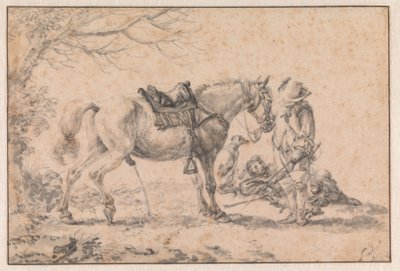 Sikający koń autorstwa Philips Wouwerman